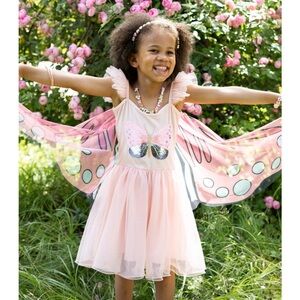 NEW Great Pretenders Pink Butterfly Dress Size 5